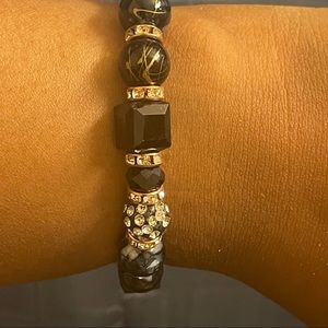 Black Stretch Bracelet